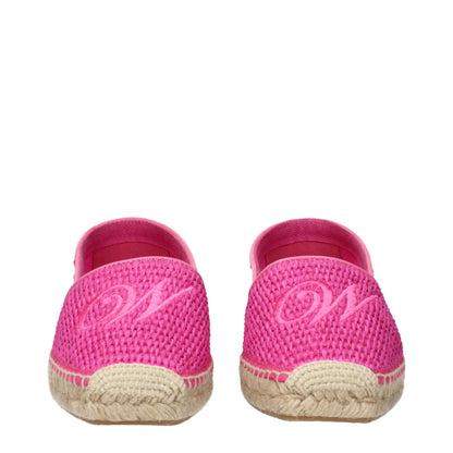 Max Mara Fuchsia Pink Fabric Espadrilles