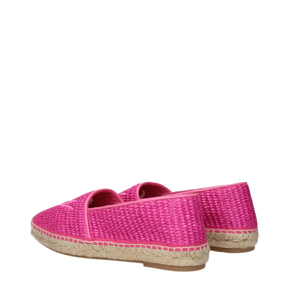 Max Mara Fuchsia Pink Fabric Espadrilles