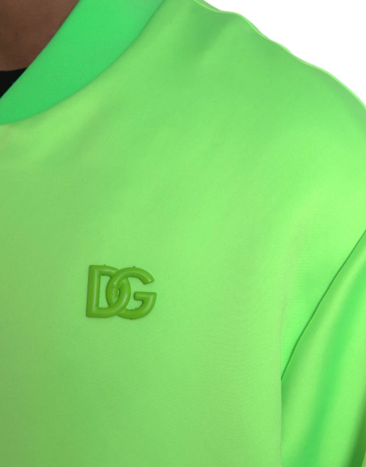 Dolce & Gabbana Neon Green Bomber Jacket for Men