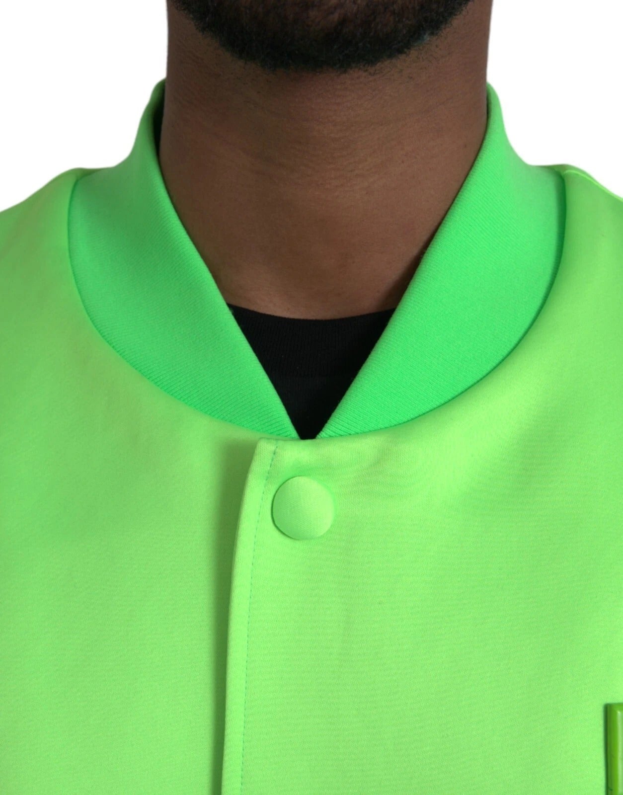 Dolce & Gabbana Neon Green Bomber Jacket for Men