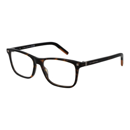 Ermenegildo Zegna Men’s Optical Glasses – Brown Full-Rim Frame
