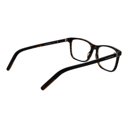 Ermenegildo Zegna Men’s Optical Glasses – Brown Full-Rim Frame