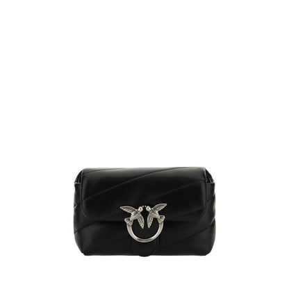 PINKO Love Baby Shoulder Bag - Elegant Calfskin Design