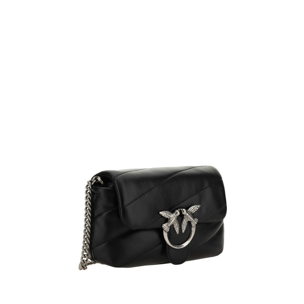 PINKO Love Baby Shoulder Bag - Elegant Calfskin Design