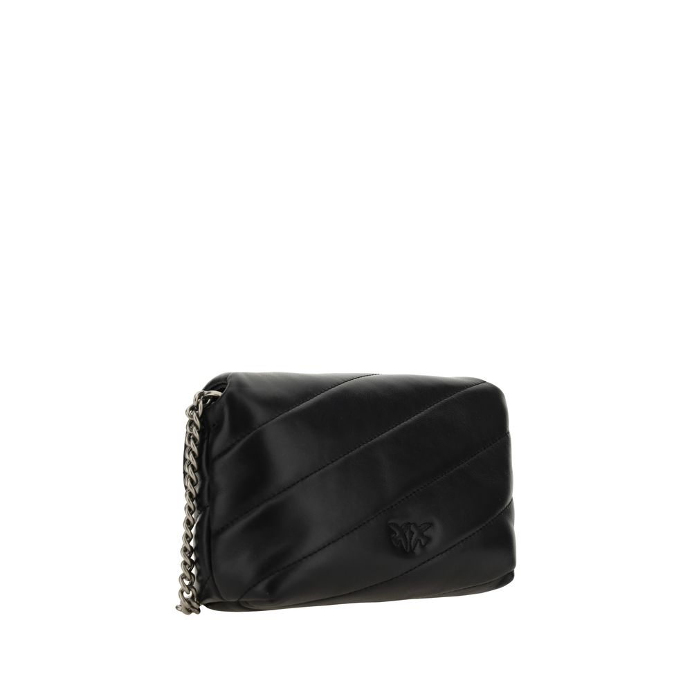 PINKO Love Baby Shoulder Bag - Elegant Calfskin Design