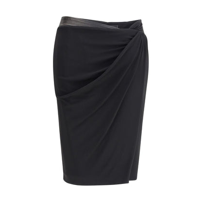 Versace Draped Jersey Skirt