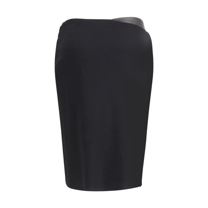 Versace Draped Jersey Skirt