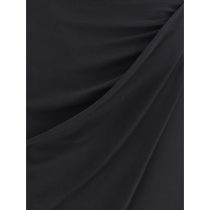 Versace Draped Jersey Skirt
