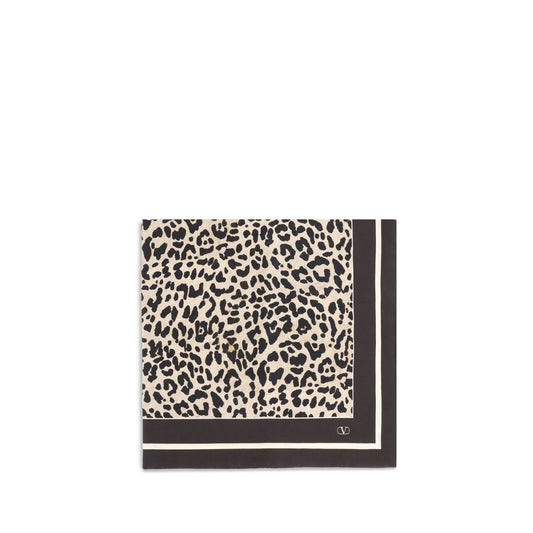 Valentino Garavani Leopard Print Foulard