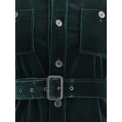 Saint Laurent Velvet Saharan Jacket
