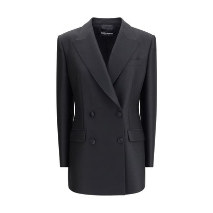 Dolce & Gabbana Black Double-Breasted Blazer for Women
