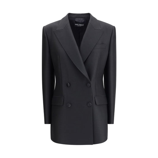 Dolce & Gabbana Black Double-Breasted Blazer for Women