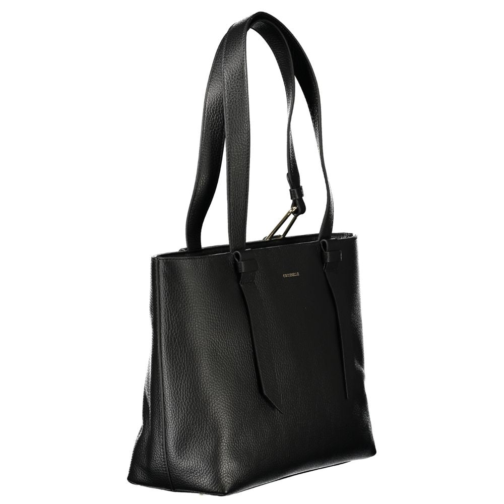Coccinelle Black Leather Handbag - Malory Bag