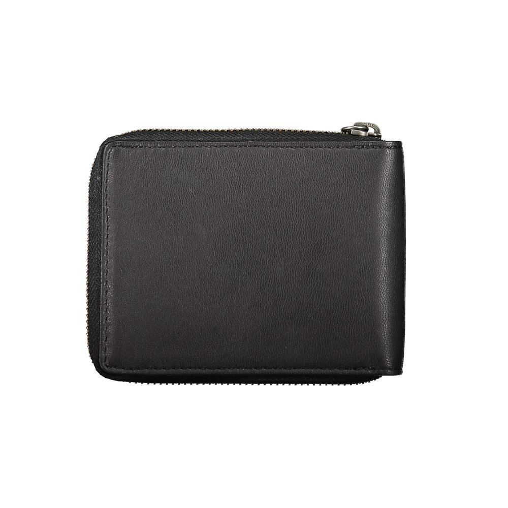 Blauer Black Leather Wallet - Stylish Utility for Everyday Use