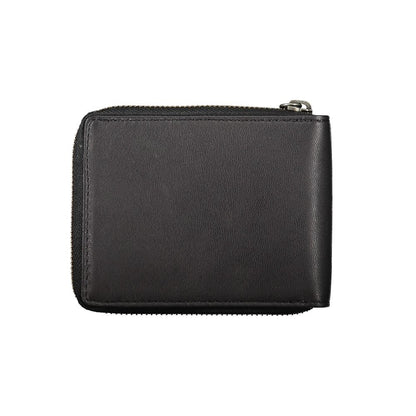 Blauer Black Leather Wallet - Stylish Utility for Everyday Use