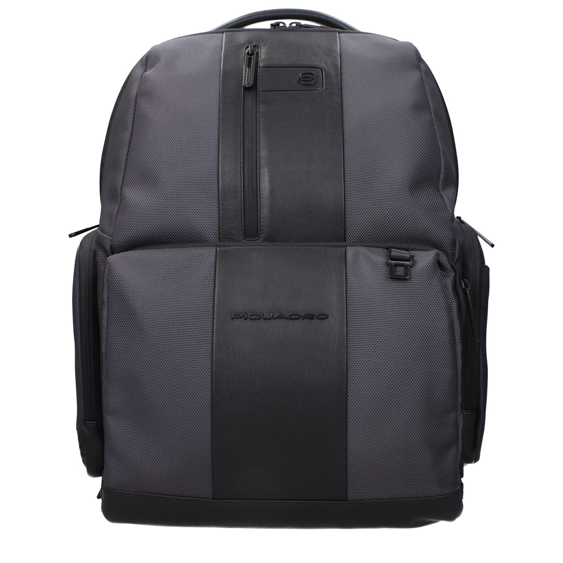 Piquadro Gray Nylon Backpack - Stylish and Functional Travel Companion