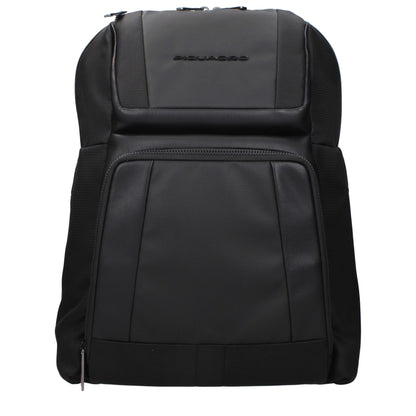 Piquadro Black Nylon Backpack CA6220W120N