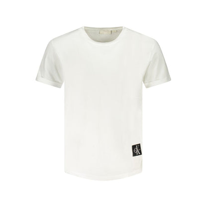 Calvin Klein White Cotton T-Shirt