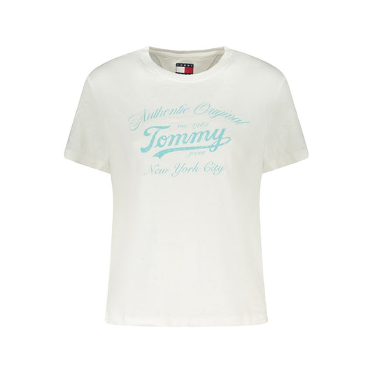 Tommy Hilfiger White Cotton T-Shirt