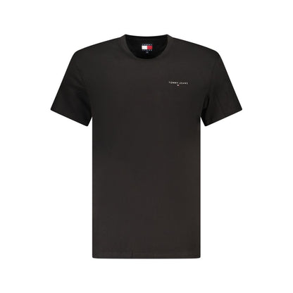Tommy Hilfiger Black Cotton T-Shirt - A Classic Wardrobe Essential