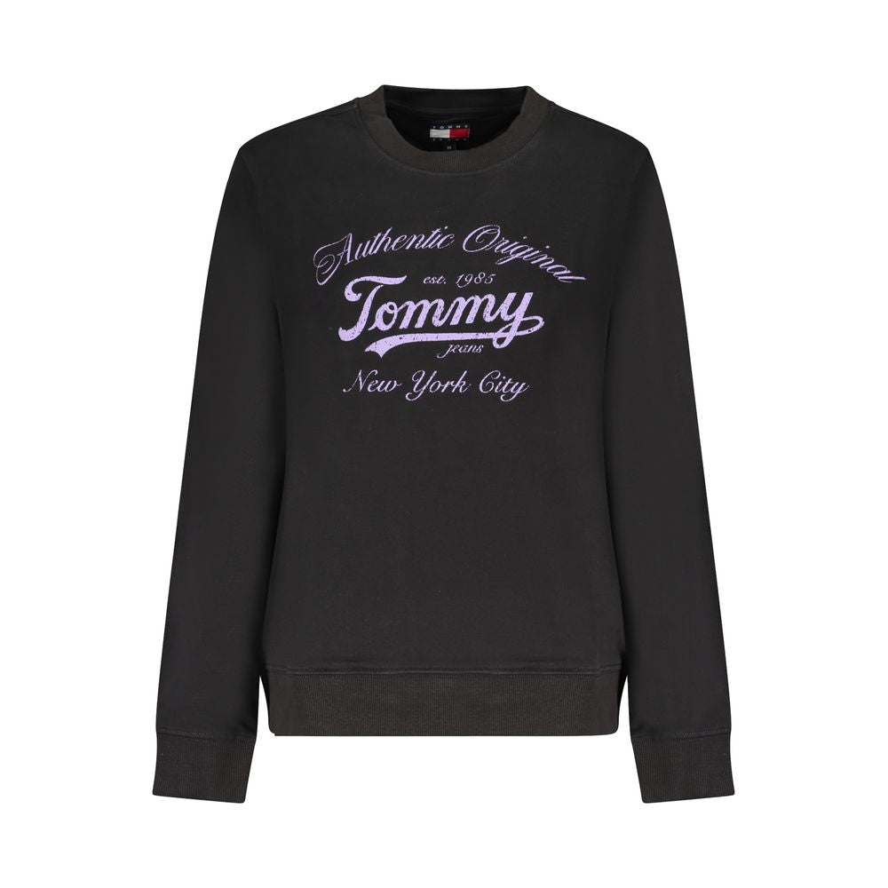 Tommy Hilfiger Black Cotton Women's Sweater