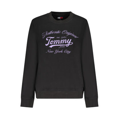 Tommy Hilfiger Black Cotton Women's Sweater