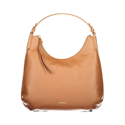Coccinelle Tan Brown Leather Rebekka Handbag