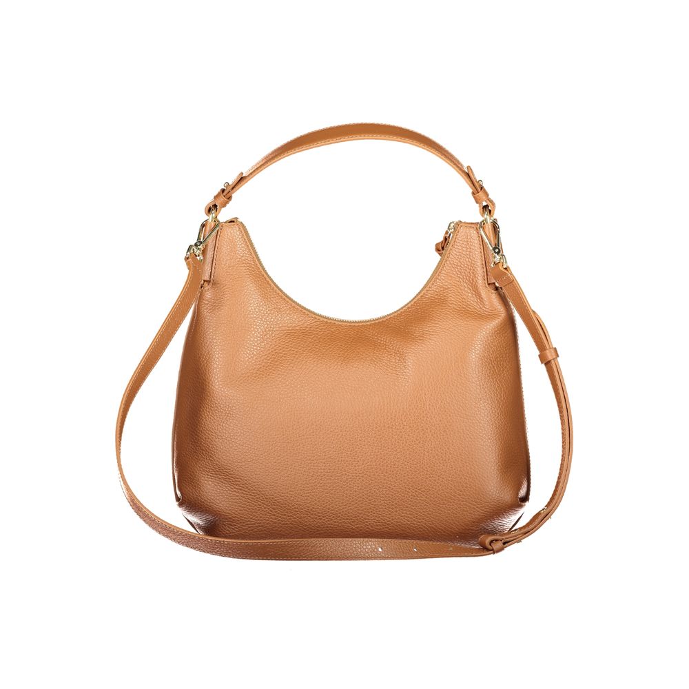 Coccinelle Tan Brown Leather Rebekka Handbag