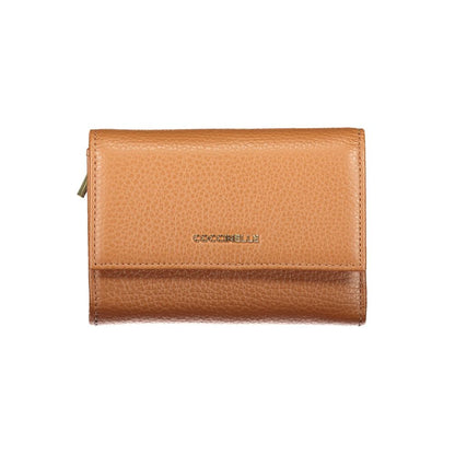Coccinelle Brown Leather Women Wallet: Timeless Elegance Meets Functionality