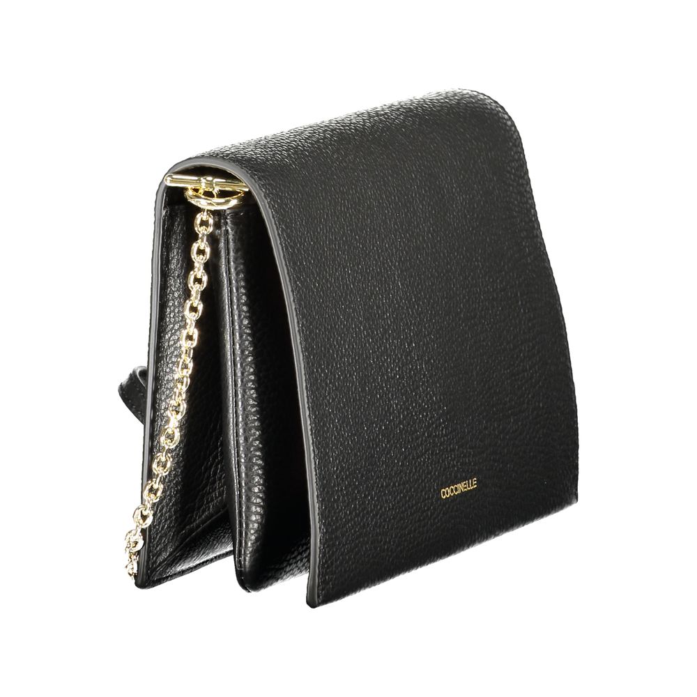Coccinelle Black Leather Women Handbag - Dandy Bag