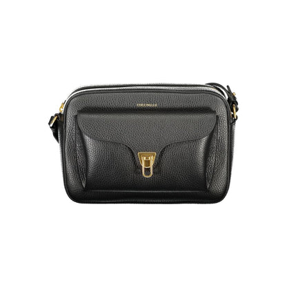 Coccinelle Black Leather Beat Soft Handbag