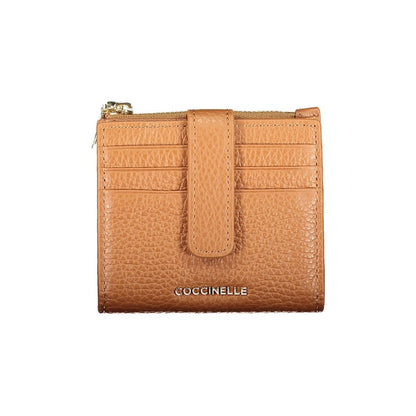 Coccinelle Brown Leather Wallet: Elegance Meets Functionality