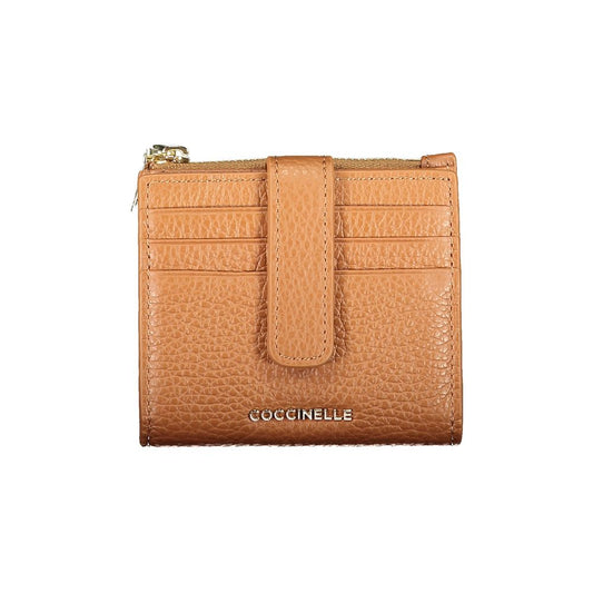 Coccinelle Brown Leather Wallet: Elegance Meets Functionality