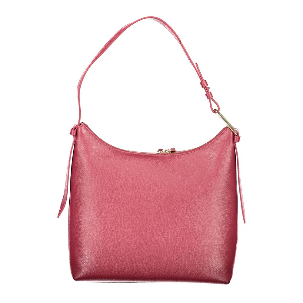 Coccinelle Purple Leather Malory Bag