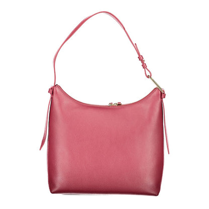 Coccinelle Purple Leather Malory Bag