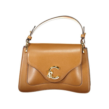 Coccinelle Brown Leather Women Handbag - C-Me Calf Bag