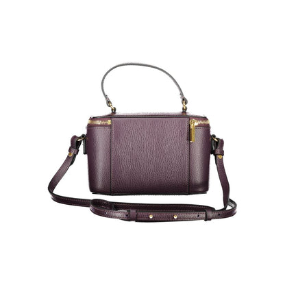 Coccinelle Purple Leather Beat Generation Handbag