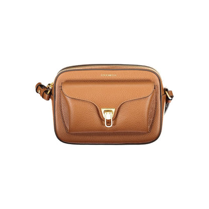 Coccinelle Brown Leather Beat Soft Handbag