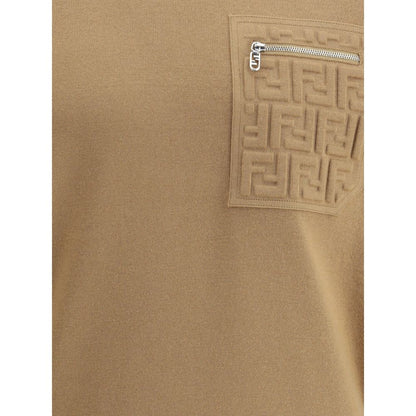 Fendi Virgin Wool Sweater with Pocket