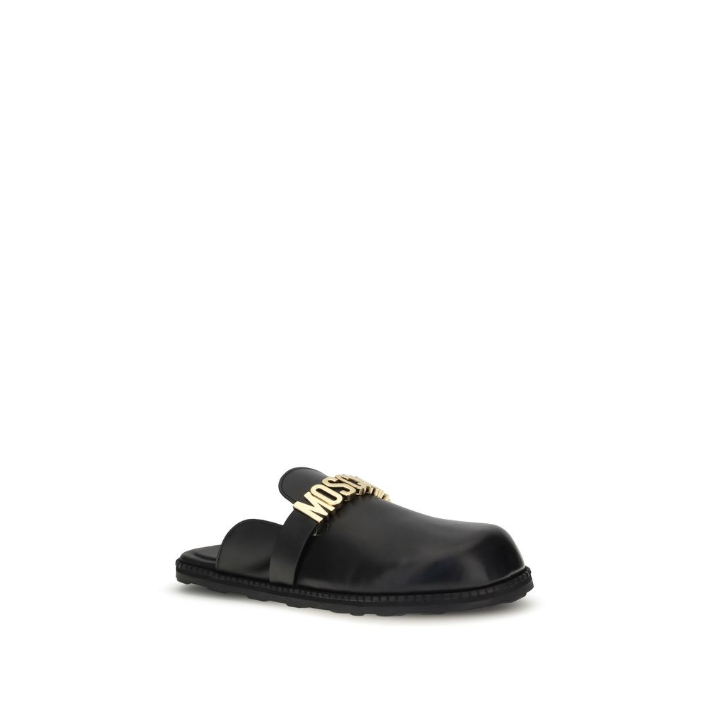 Moschino Logo Mules: Chic Elegance for Every Occasion