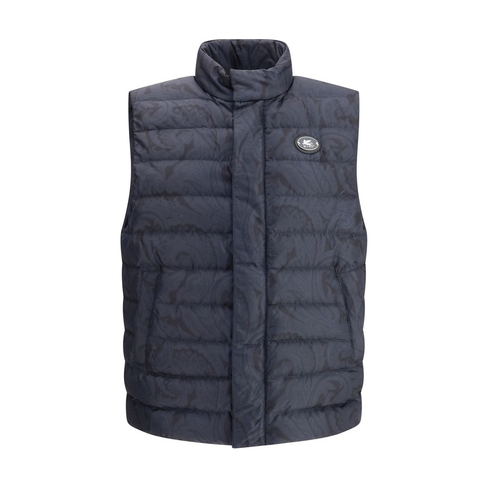 Etro Logo Down Vest - Elegant Insulation for Sophisticated Style