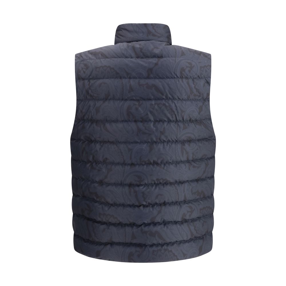 Etro Logo Down Vest - Elegant Insulation for Sophisticated Style