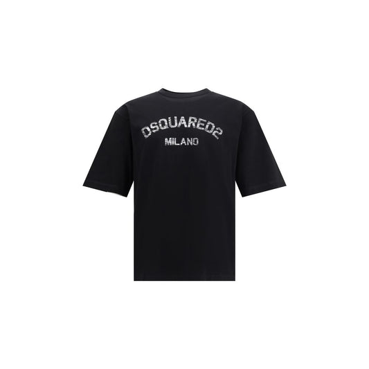 Dsquared² Black Logo T-Shirt for Men