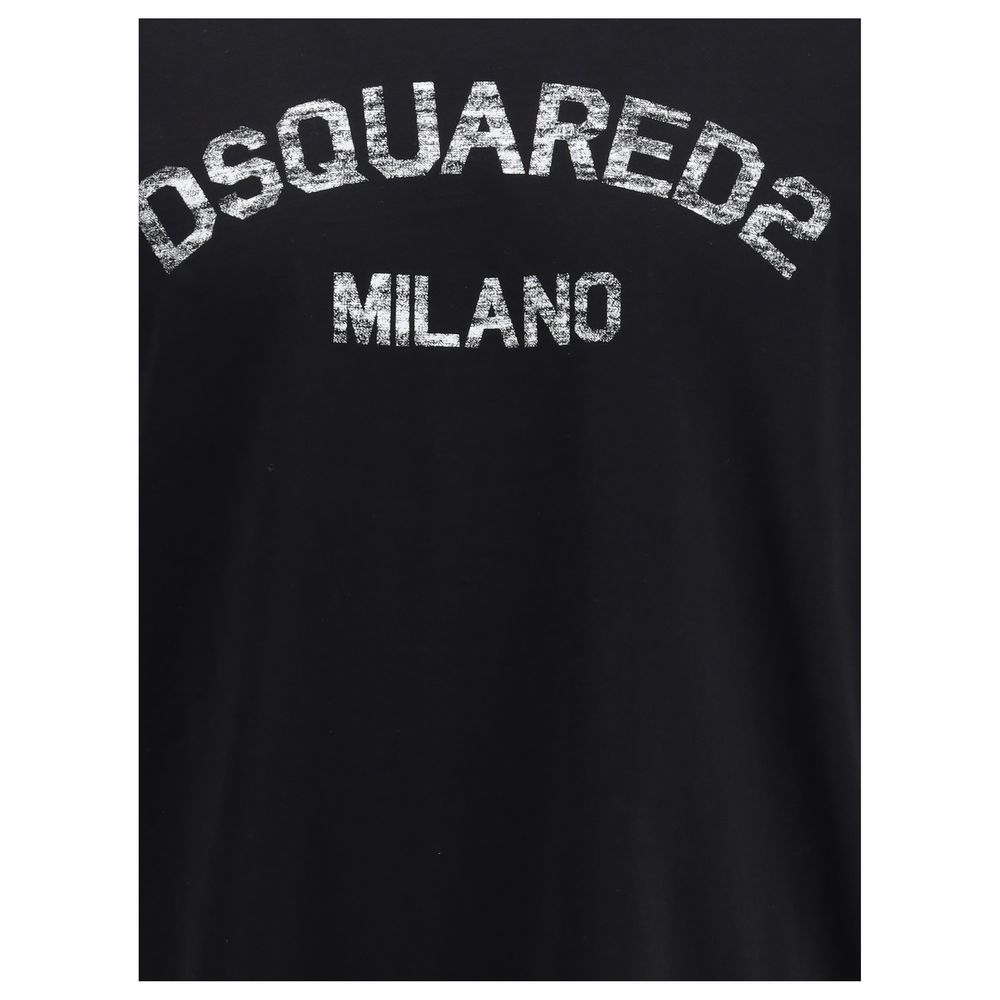 Dsquared² Black Logo T-Shirt for Men