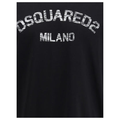 Dsquared² Black Logo T-Shirt for Men