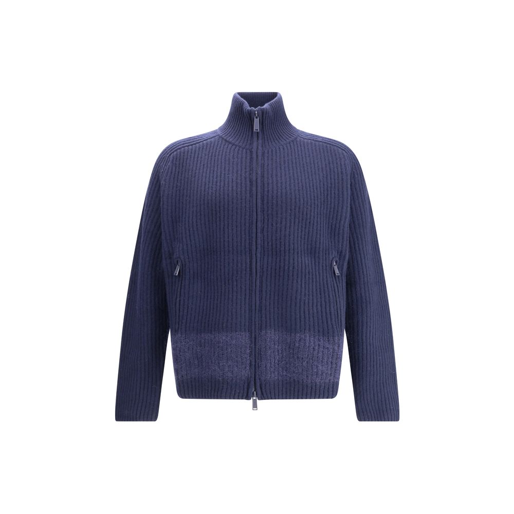 Dsquared² Blue Zip-Up Cardigan for Men