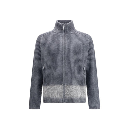 Dsquared2 Grey Zip-Up Cardigan for Men - Sporty & Stylish Essentials