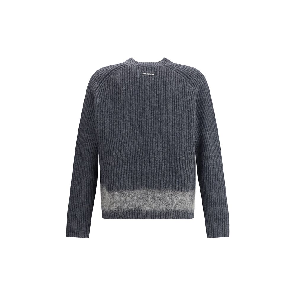 Dsquared2 Ribbed Wool Sweater