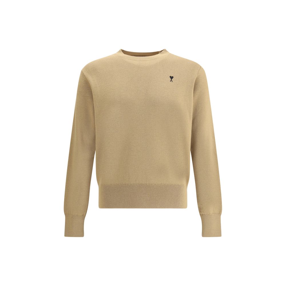 Ami Paris Pull Col Rond Ami De Coeur Sweater