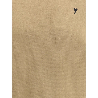 Ami Paris Pull Col Rond Ami De Coeur Sweater